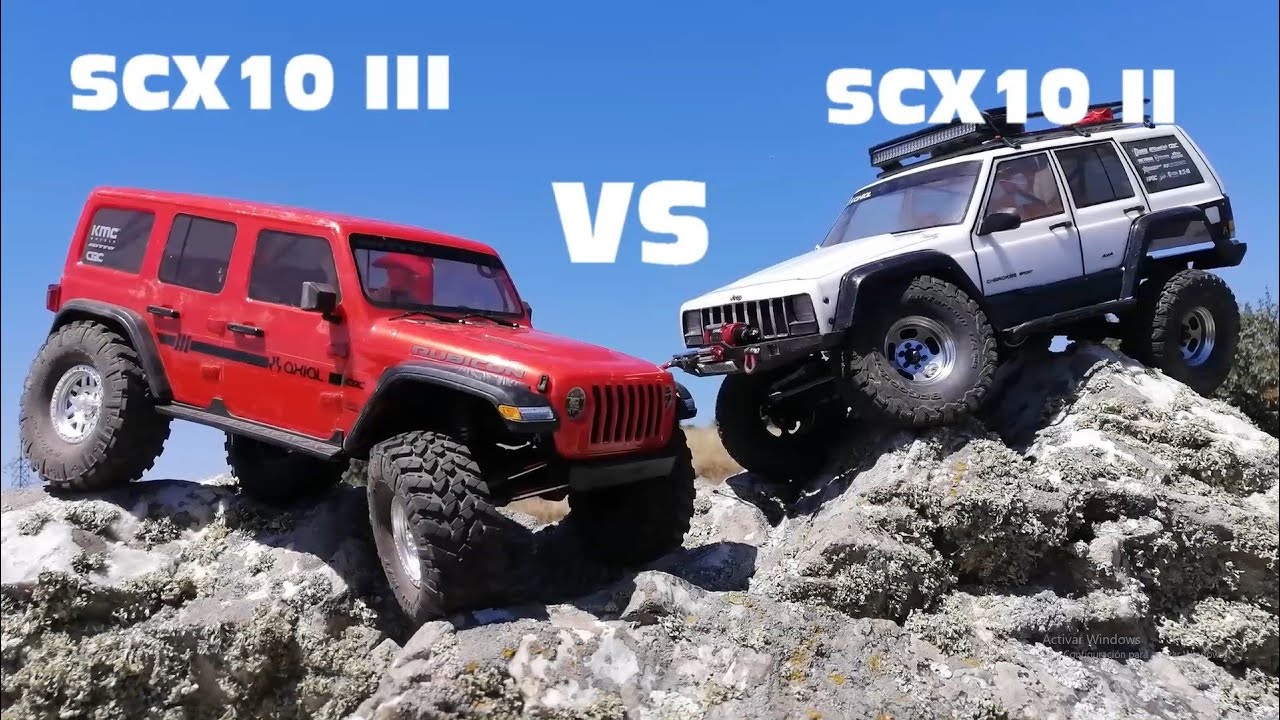 SCX10 III VS SCX 10 II AXIAL BATTLE
