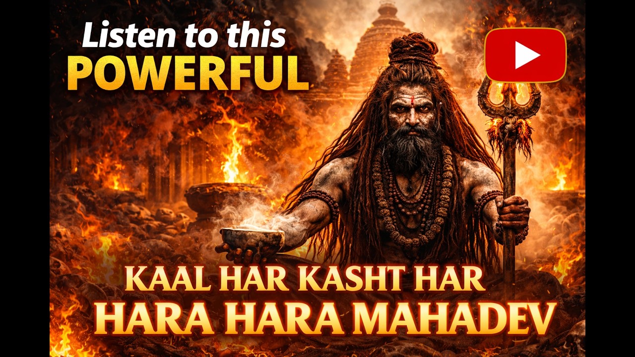 Listen to This Powerful Aghori Shiva Chant 🔱 KAAL HAR KASHT HAR | HARA HARA MAHADEV