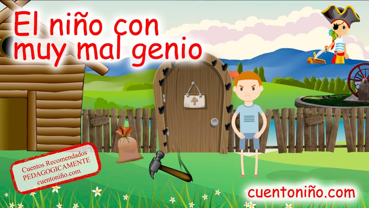 EL NI&Ntilde;O CON MUY MAL GENIO 【cuentos CORTOS 💖 con VALORES】