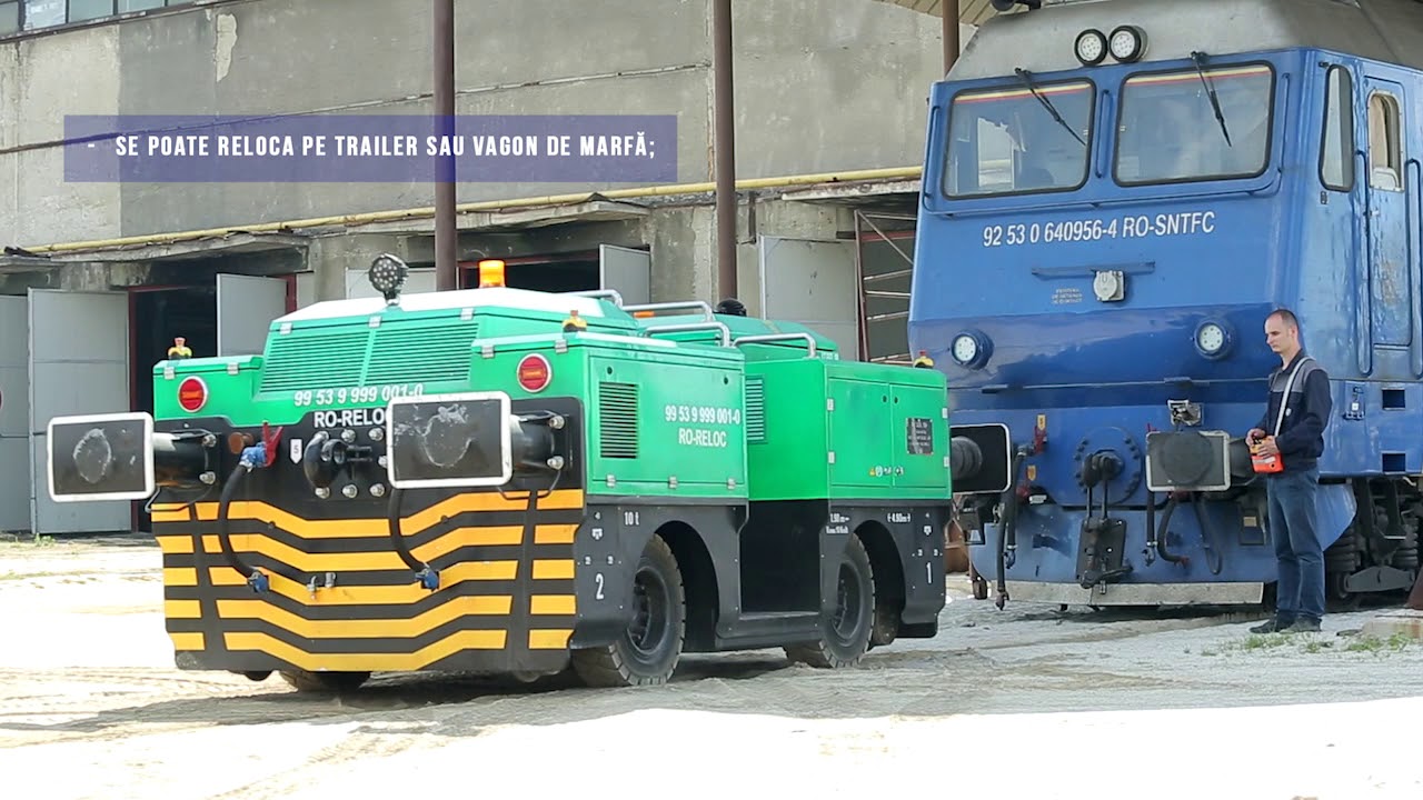 Locotractorul BATRACK, cel mai nou și mai inovator produs feroviar al RELOC S.A.
