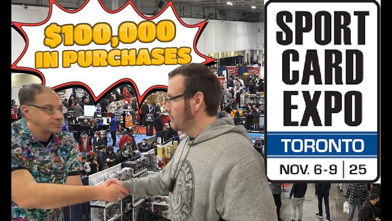 Toronto Sports Card Fall Expo Vlog - November, 2025. - BIG PURCHASES AND DEALS!