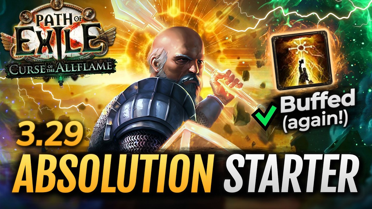 [PoE 3.29] Even STRONGER Now! Holy Absolution Guardian Build - League Starter Guide - Path of Exile