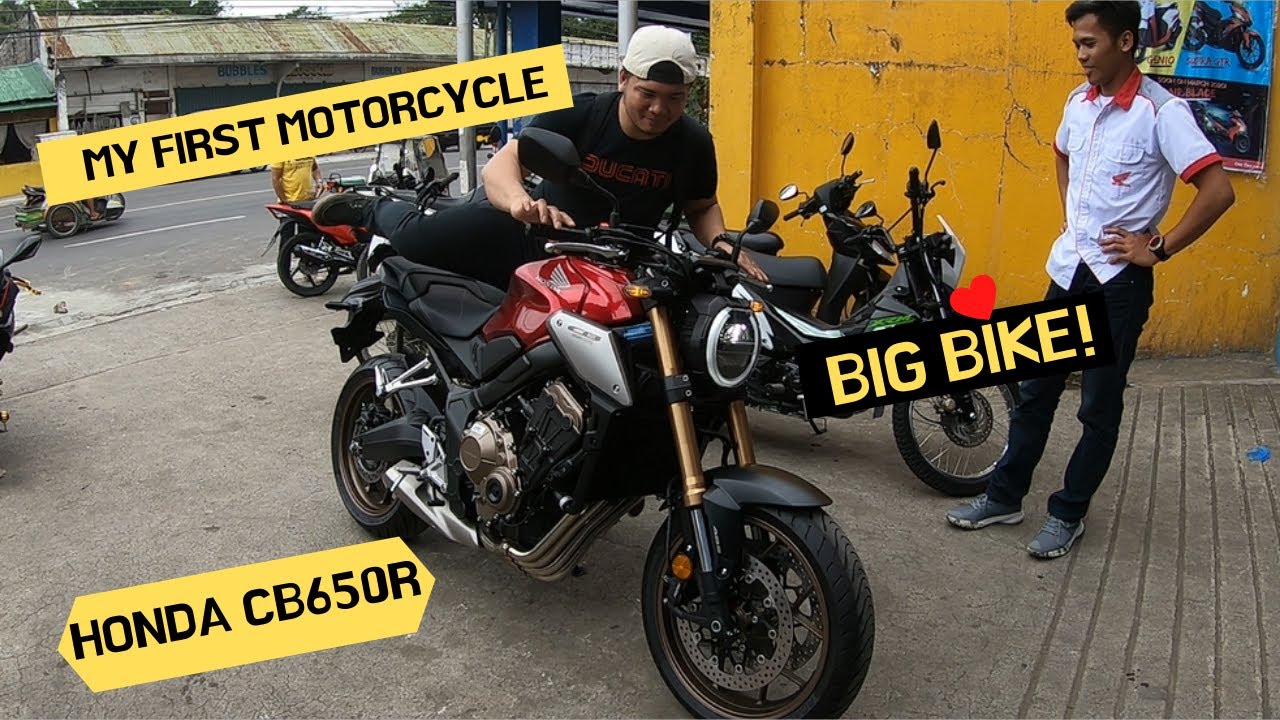 BUYING MY FIRST MOTORCYCLE(HONDA CB650R)
