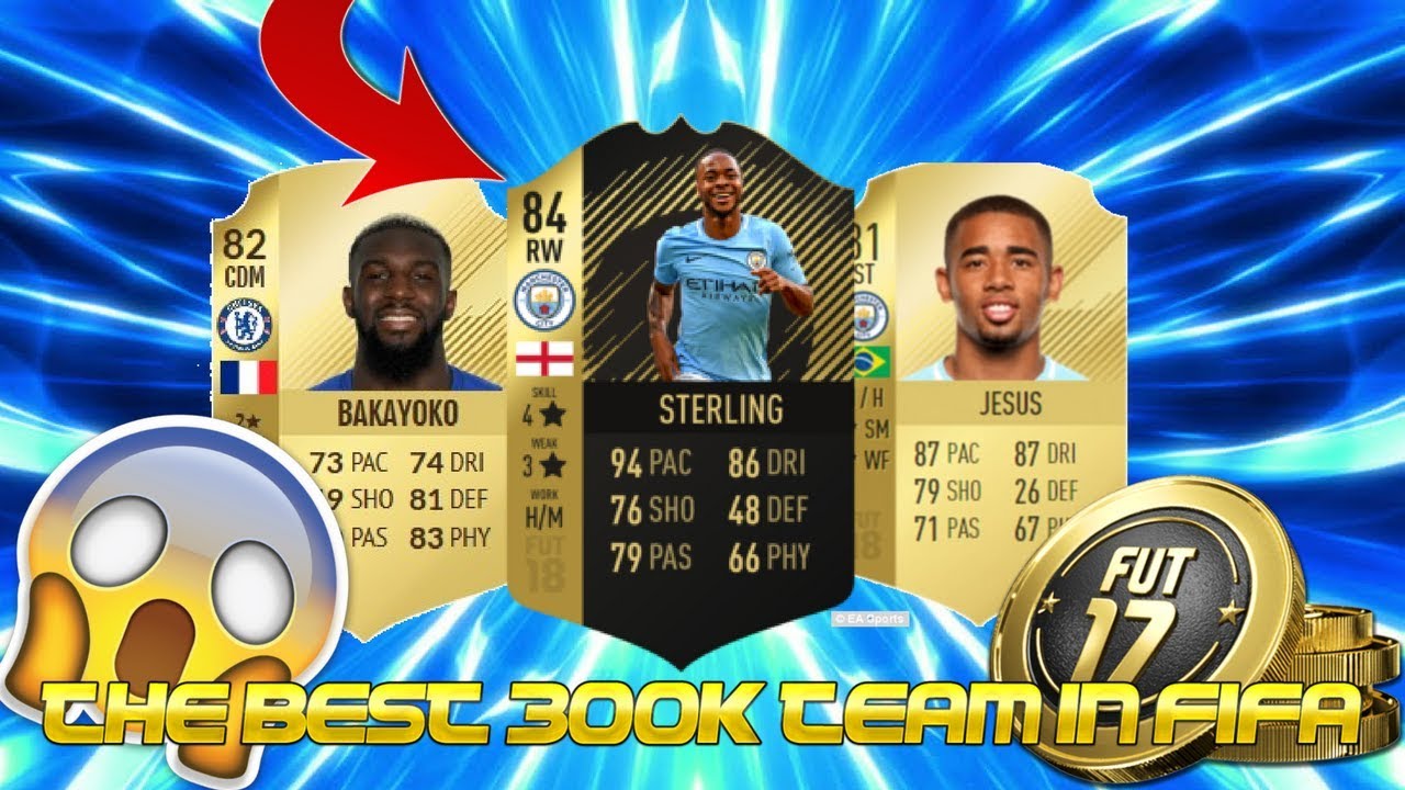 300K SQUAD BUILDER FIFA 18 | MOST OVERPOWERED BPL TEAM !!!