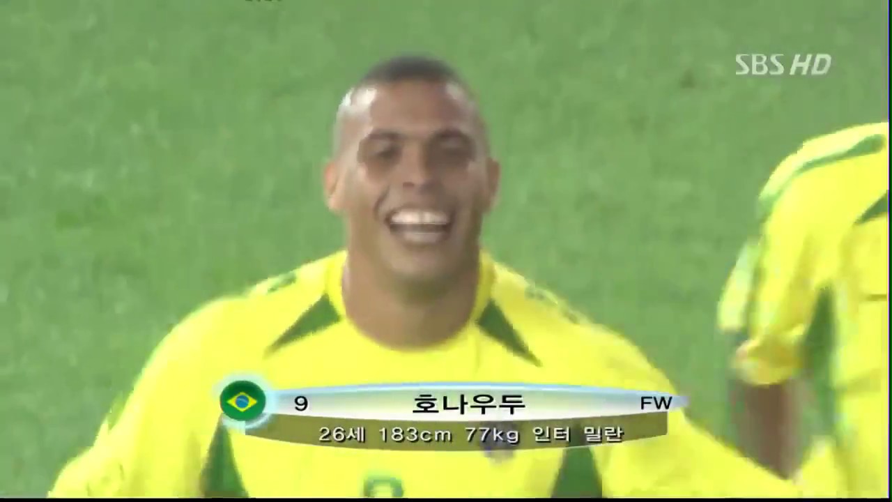 Ronaldo&acute;s 2 goals at World Cup Final 2002