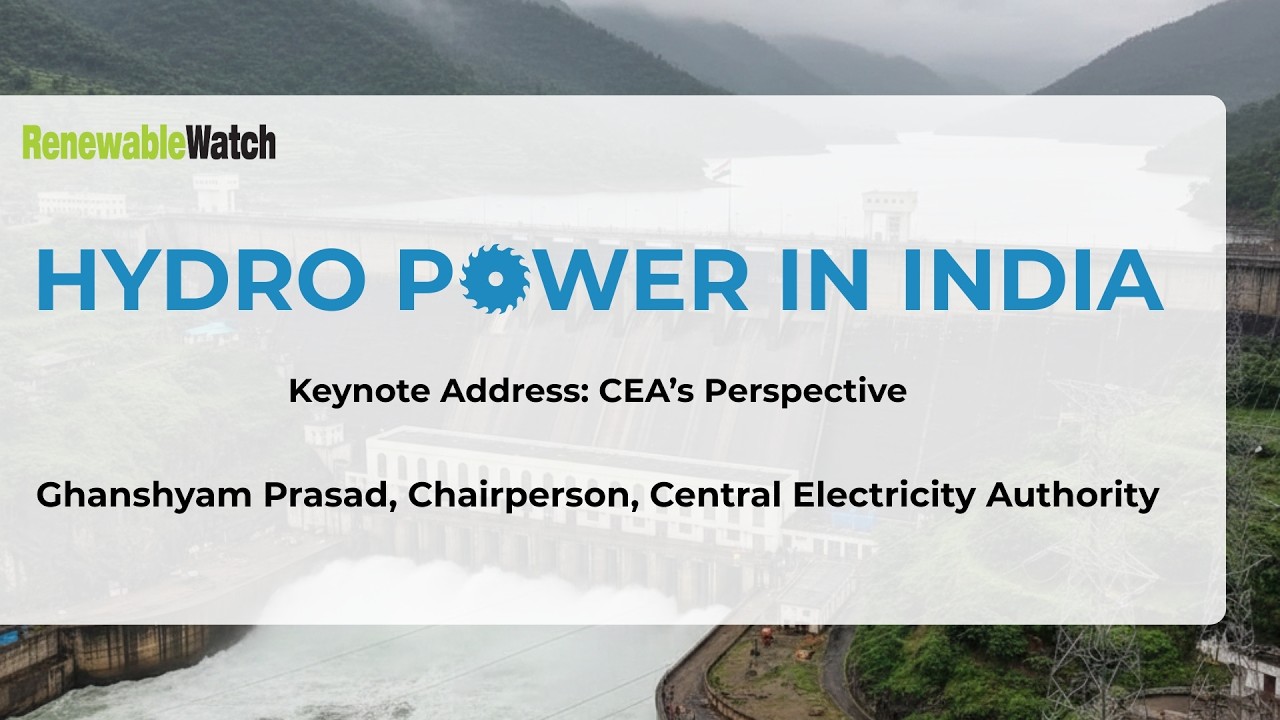 Keynote Address by Ghanshyam Prasad, Chairperson, CEAI23rd Annual Conference on Hydro Power in India