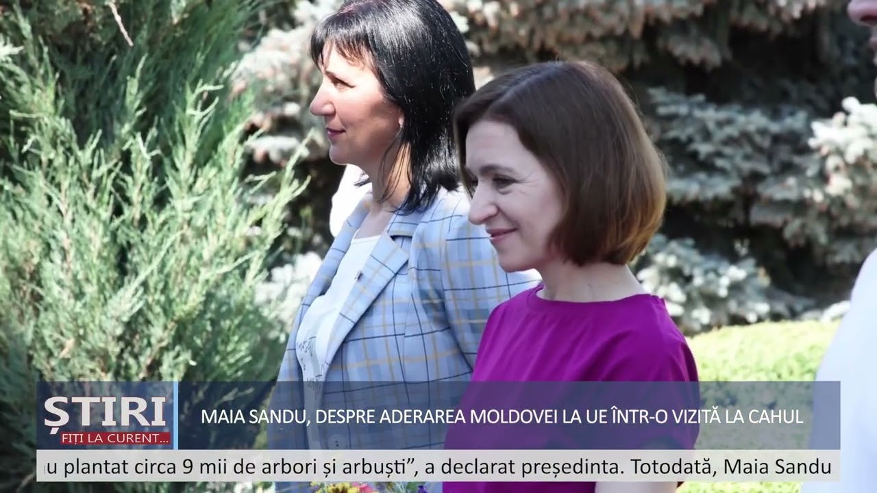 Maia Sandu, despre aderarea R. Moldova la UE, într-o vizită la Cahul.