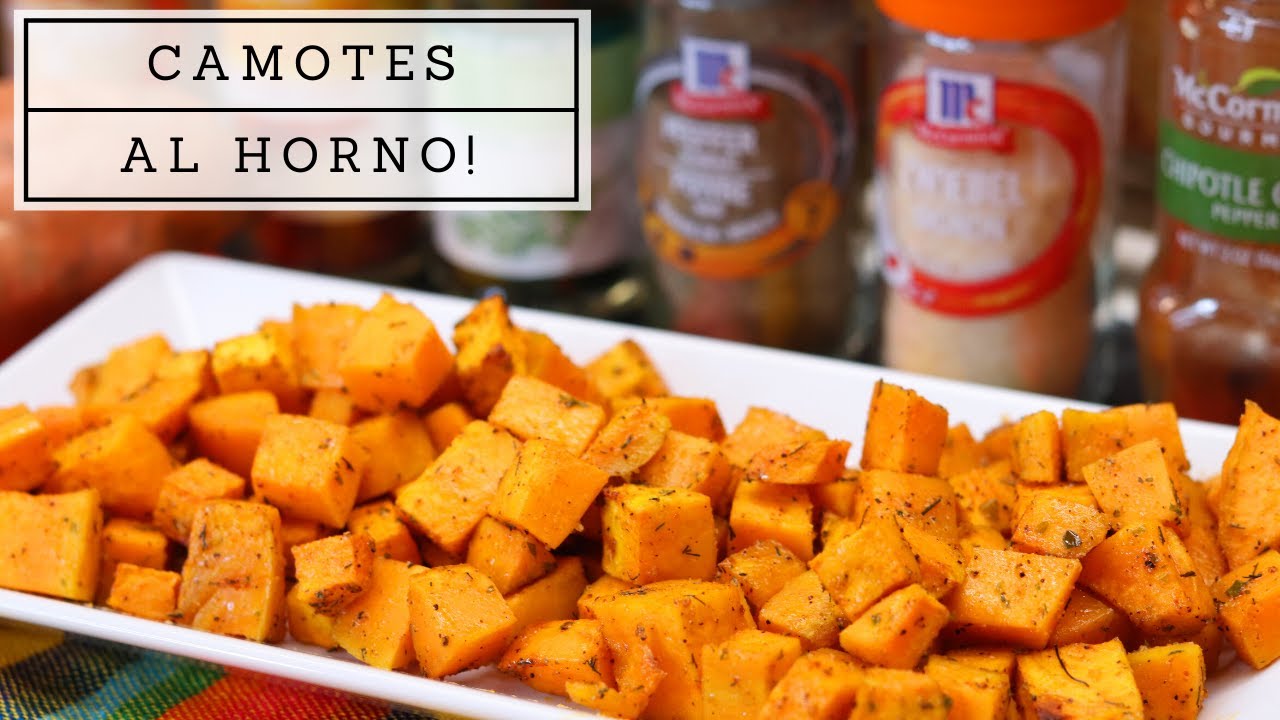 Camote al Horno I Receta Saludable y Facil @Mex Mundo