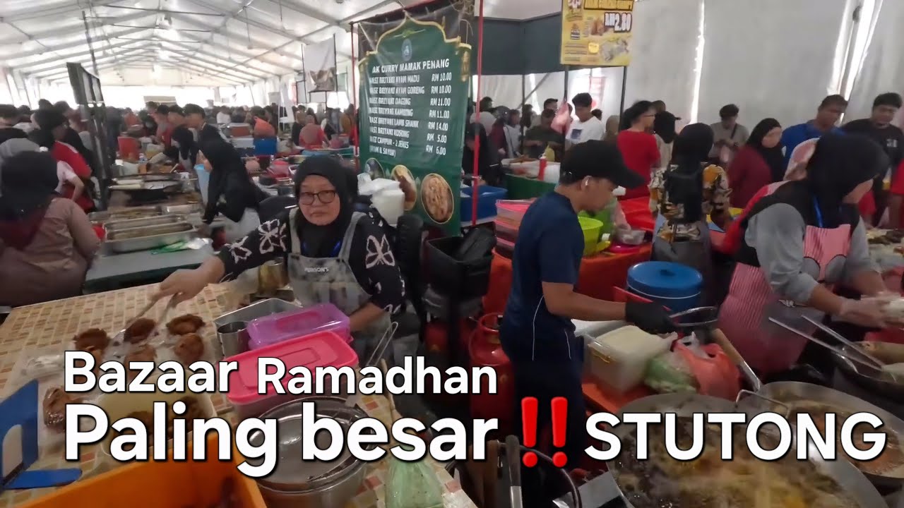 Kuching BAZAAR RAMADHAN STUTONG 1st day📢Paling meriah biggest gais👏