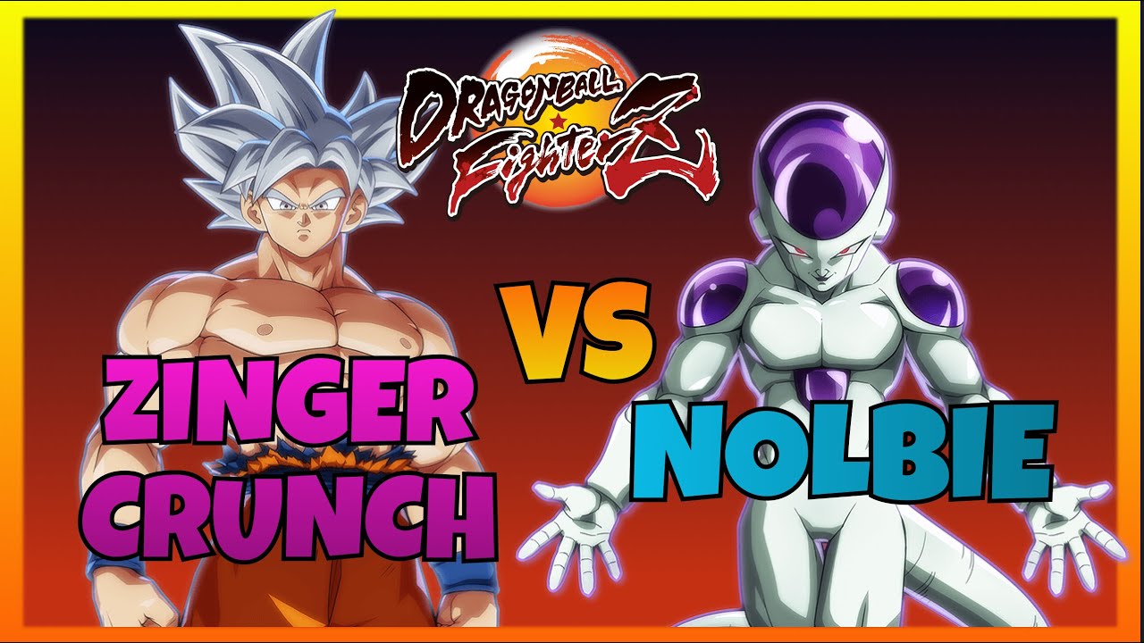 DBFZ - ZINGERCRUNCH vs NOLBIE gameplay (Gogeta Blue, Trunks, UI Goku vs Teen Gohan, Frieza, Krillin)