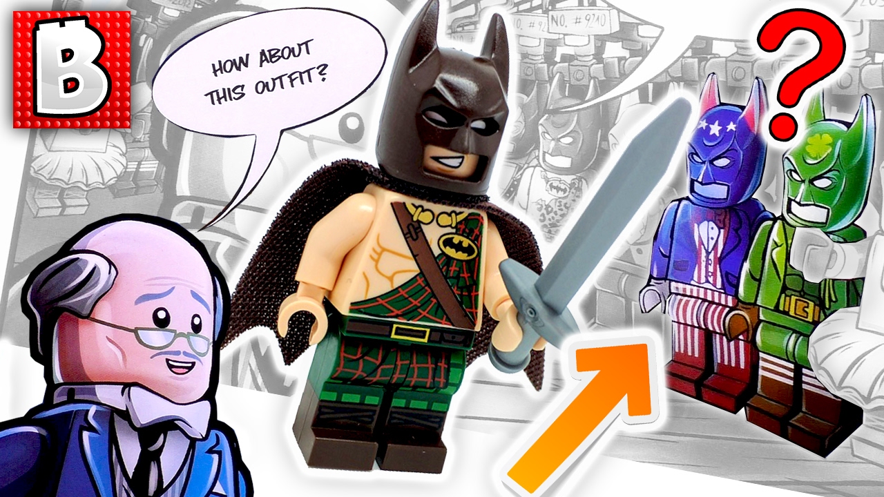 New LEGO Batman Movie Minifigures??! | Tartan Batman Exclusive! | Minifigure Review