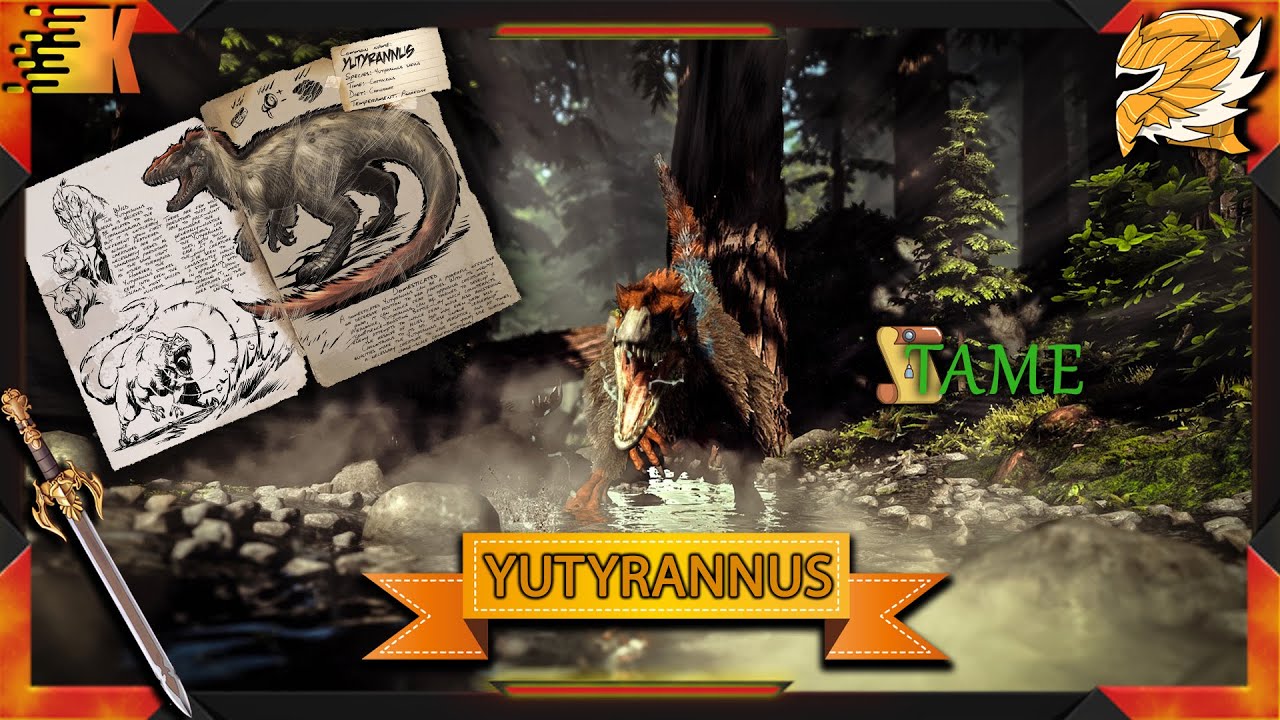 آموزش بازی ARK: تبم کردن یوتیناروس (Yutyrannus)