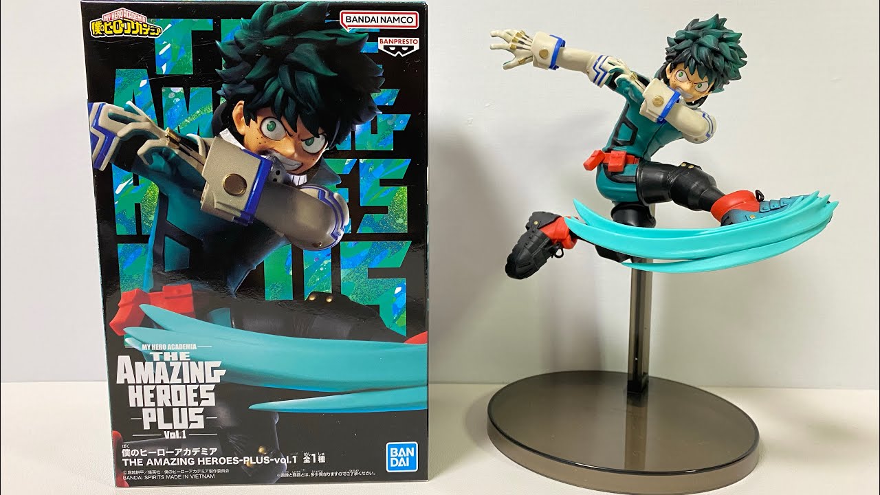MY HERO ACADEMIA IZUKU MIDORIYA THE AMAZING HEROES PLUS vol.1 Figure | Unboxing & Details