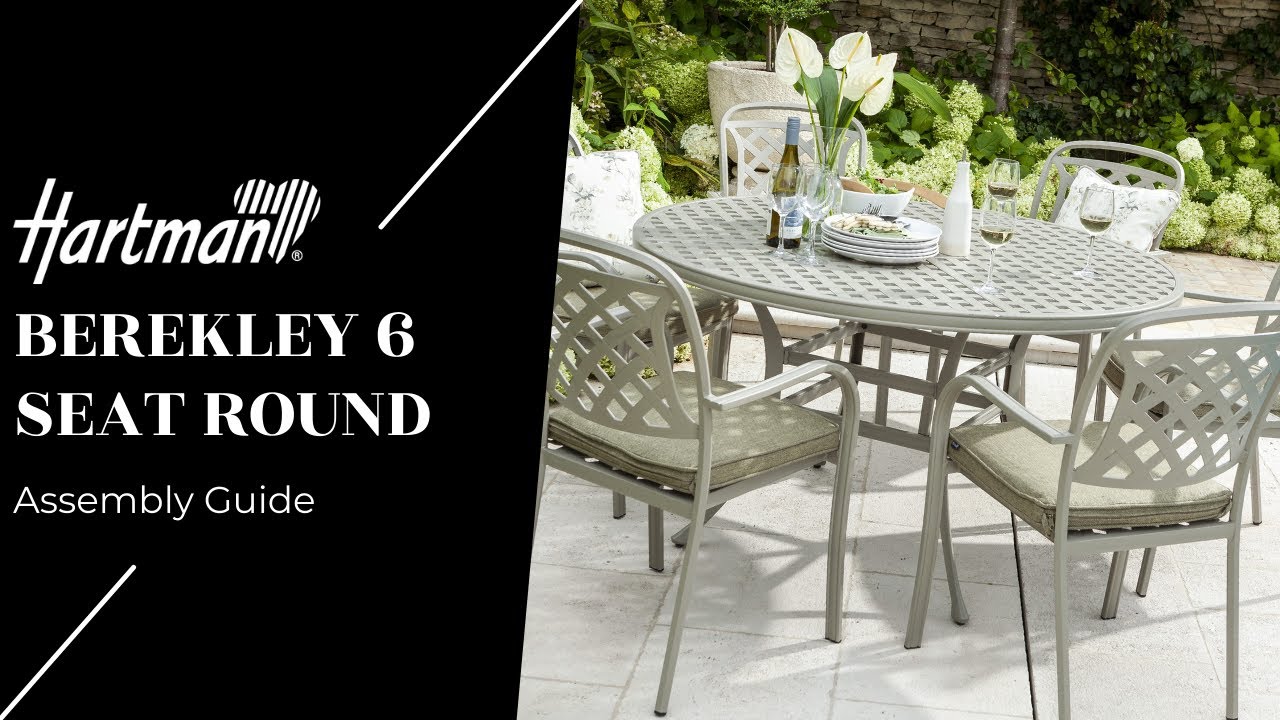 Berekley 6 Seat Round Table - Assembly Guide