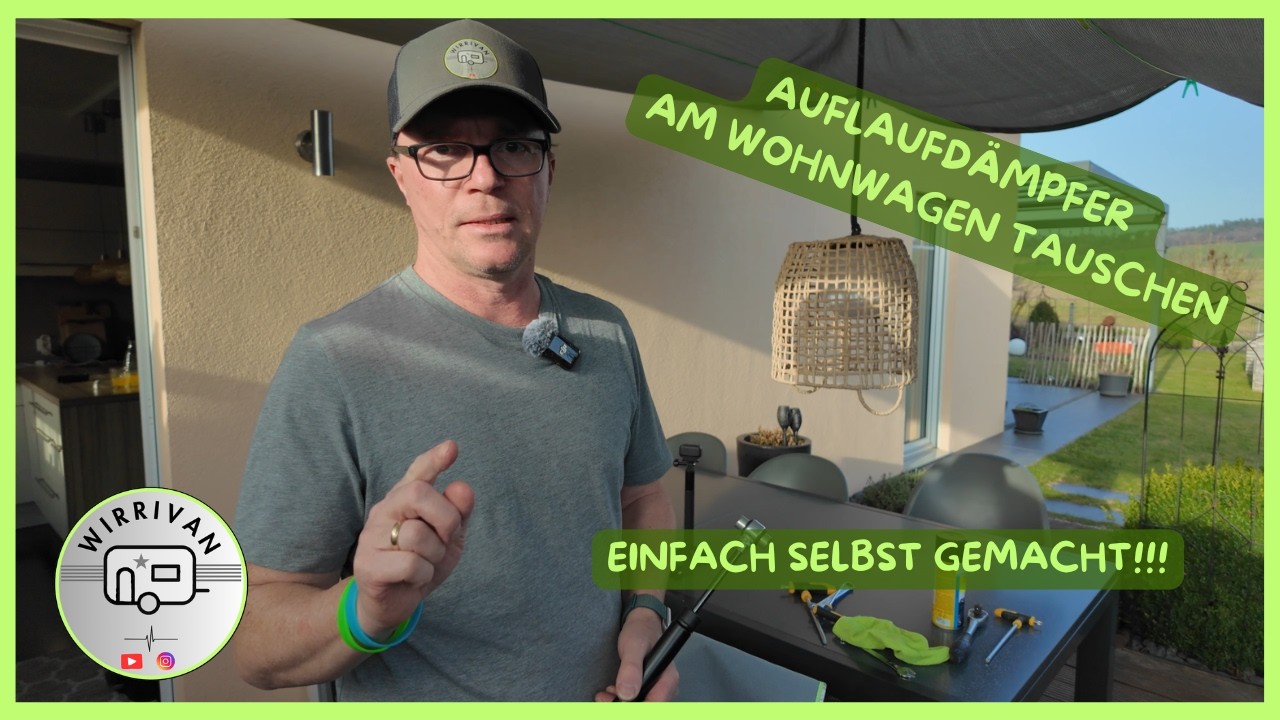 Auflaufdämpfer am Wohnwagen tauschen - Einfach selbst gemacht