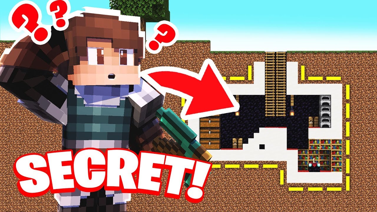 I found HIS SECRET Base in Camp MINECRAFT (Funny Moments)