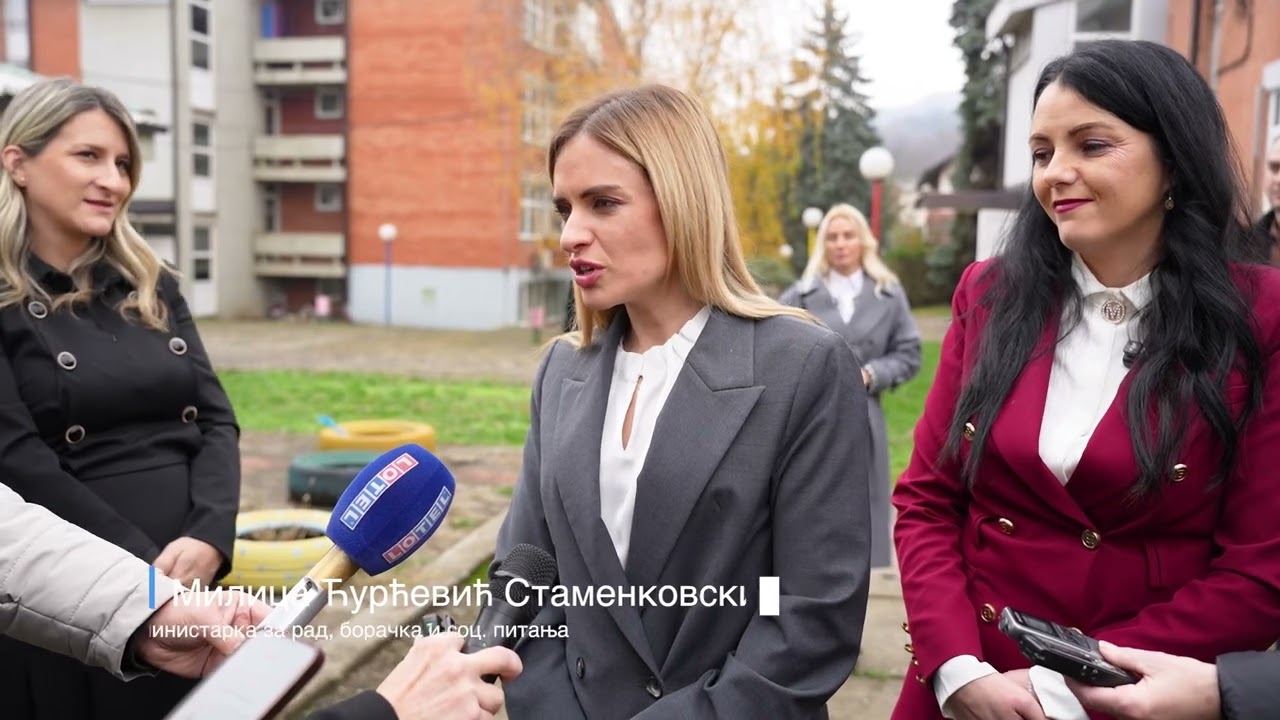 Министарка Милица Ђурђевић Стаменковски у посети Дому „Вера Благојевић“ и хранитељским породицама