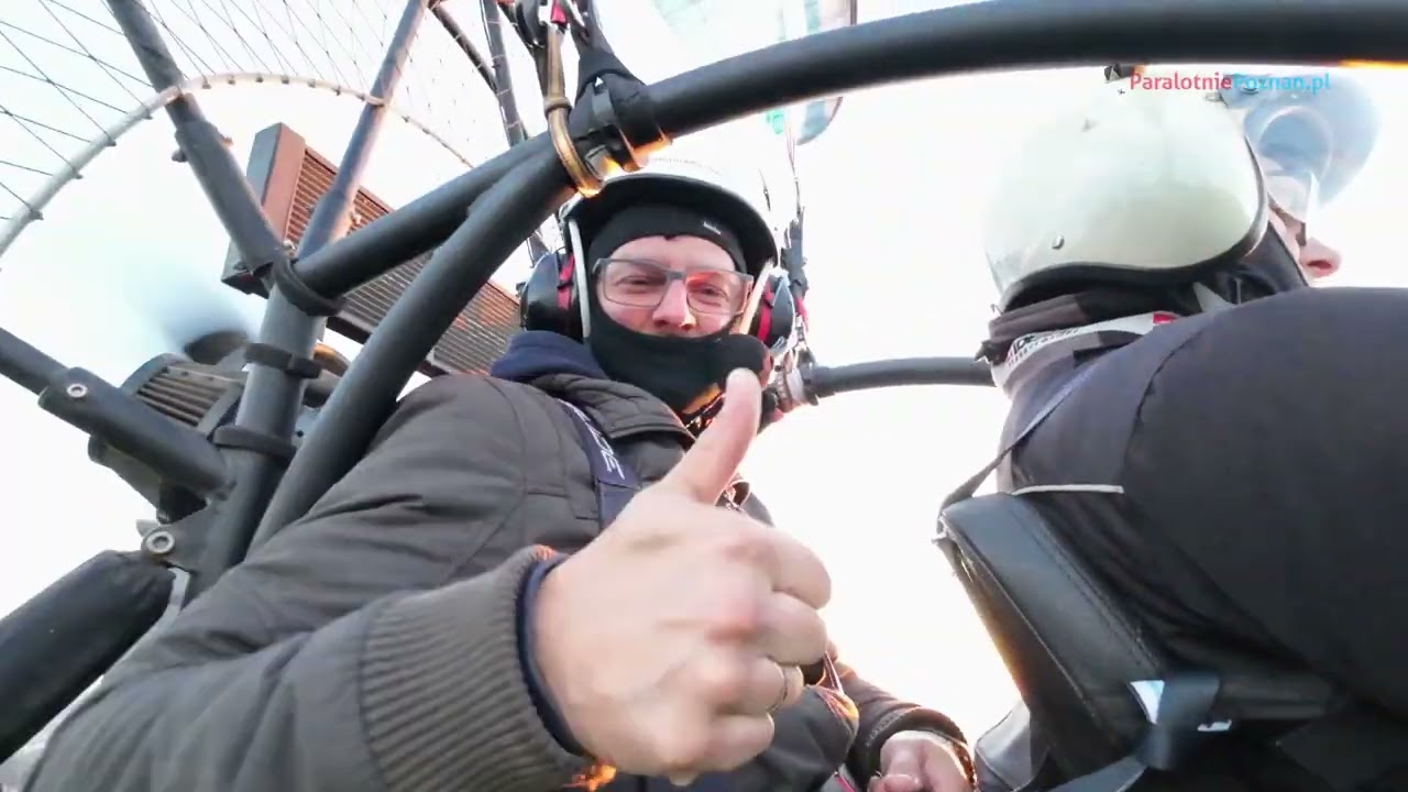 Lot Michała, wrzesień 2025 / Lot motoparalotnią nad rozlewiskami Warty w okolicach Śremu
