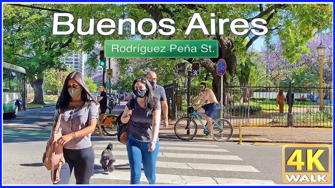 【4K】WALK BUENOS AIRES Argentina 4k video travel vlog BA AR