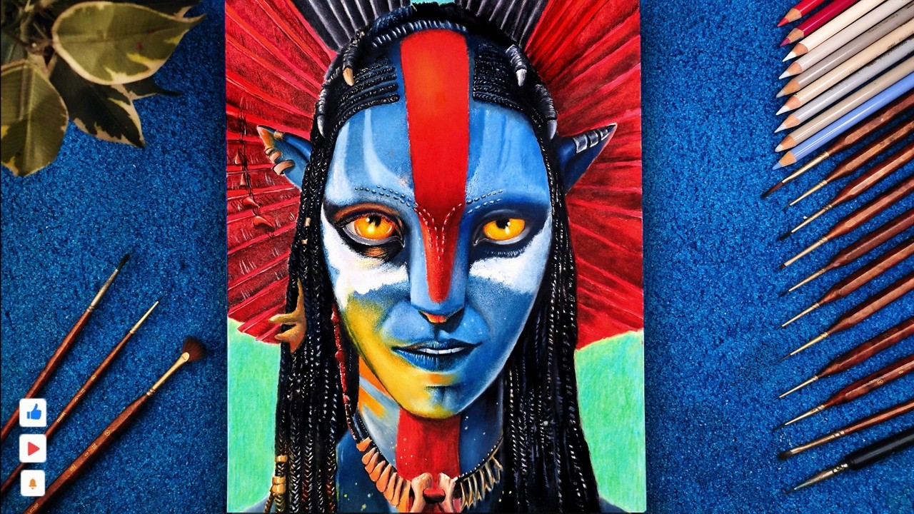 How to draw Avatar : fire and ash | varang | arturzza