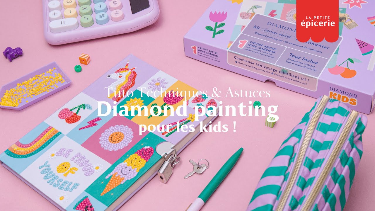 Tuto Diamond Painting Kids : apprends à coller tes premiers diamants !
