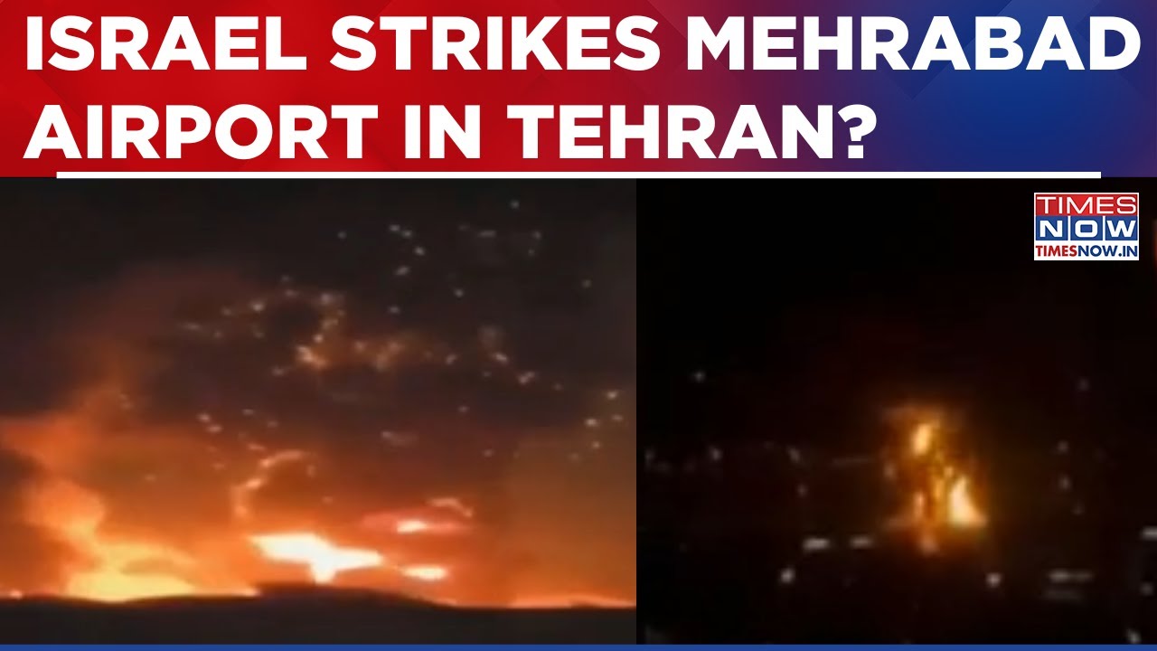 Iran War Escalates: Plane Reportedly Destroyed As Israeli Strike Hits Mehrabad Airport In Tehran?