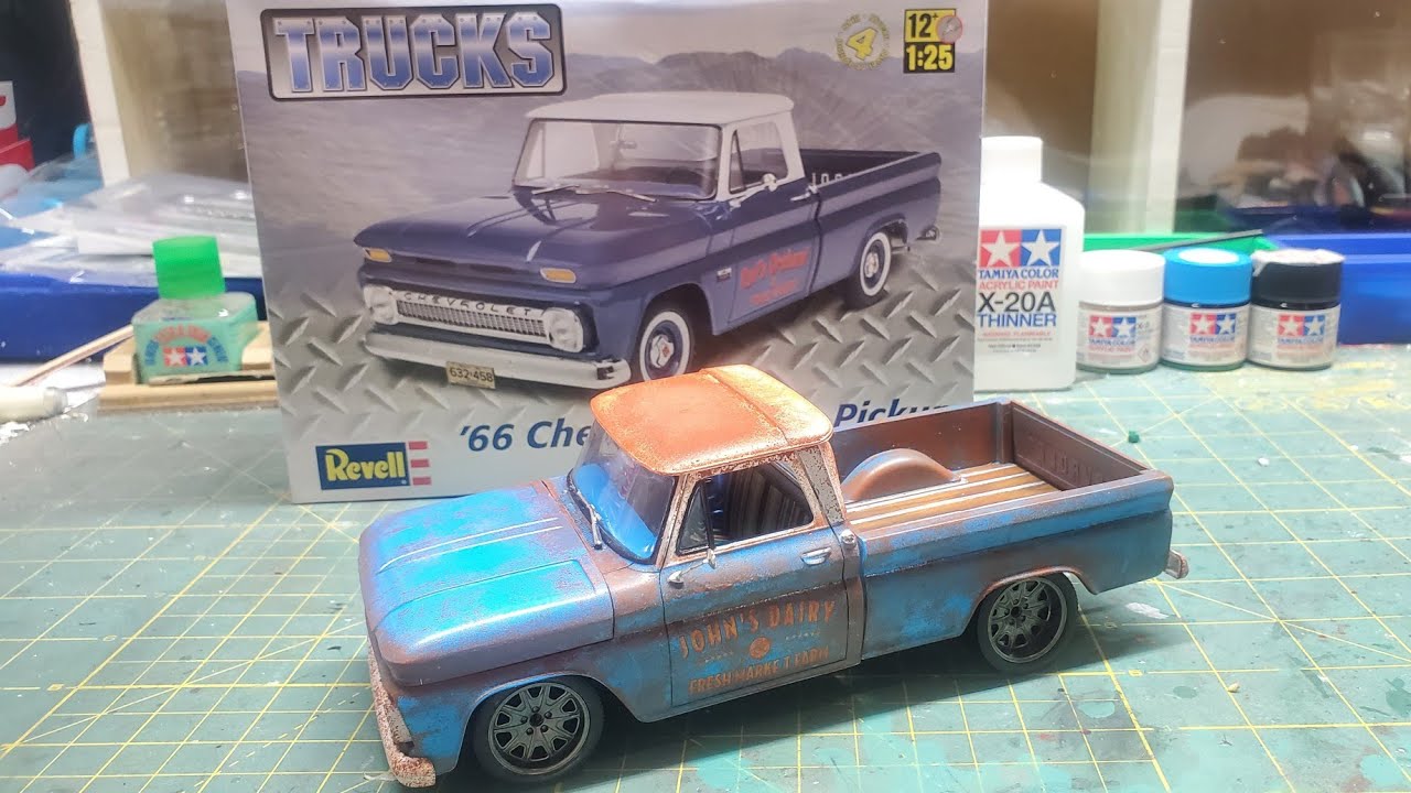 Building the 66 Chevy Fleetside Pickup, Part 4 Final Show off and assembly
