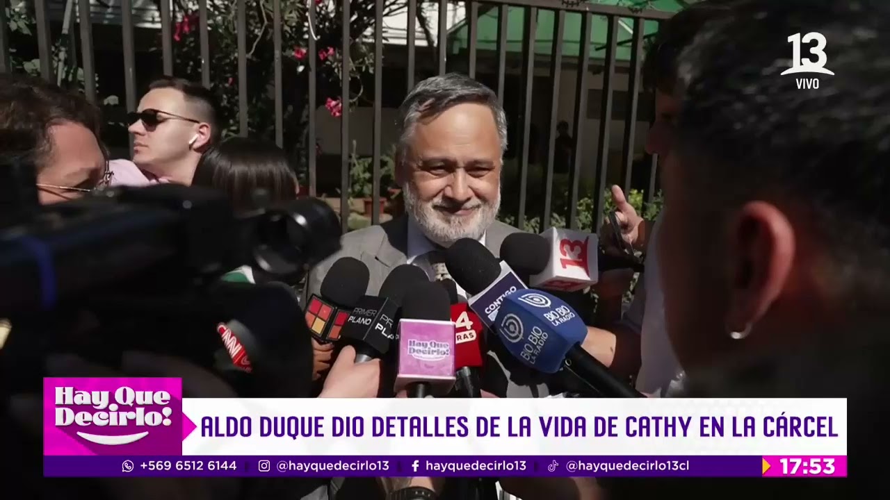 Abogado Aldo Duque visita a Cathy Barriga | Hay que decirlo | Canal 13