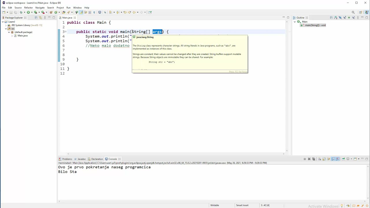 Java Programiranje - 2 - Detaljna Objasnjenja