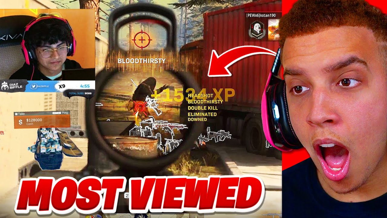 DiazBiffle Most Viewed Warzone Clips of 2021