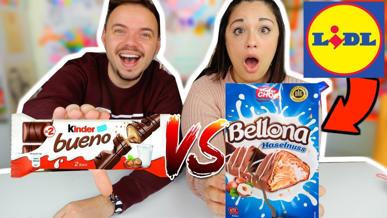 KINDER BUENO VS KINDER BUENO DA 1 EURO DELLA LIDL!!