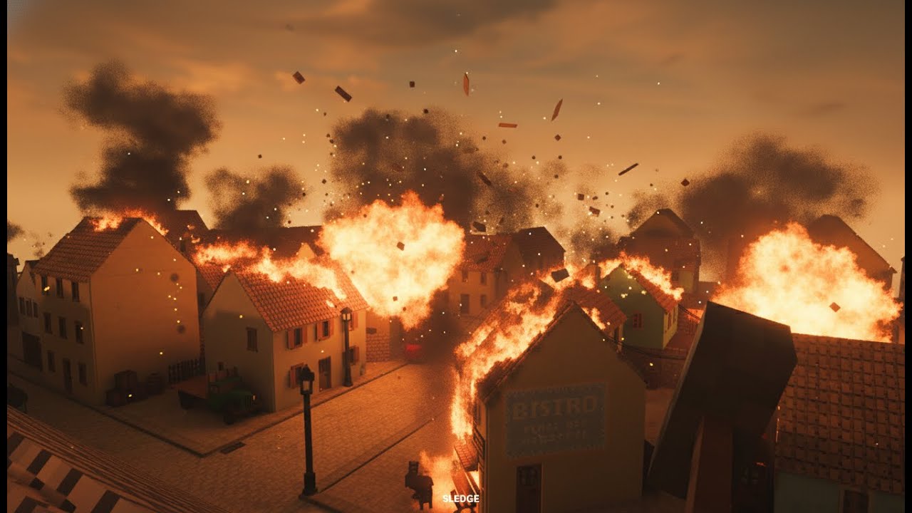 I SET an Entire VILLAGE on FIRE | Teardown