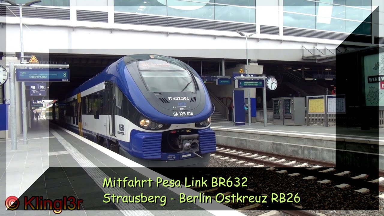 Fahrgastmitfahrt Strausberg - Berlin Ostkreuz RB26 NEB PESA Link 