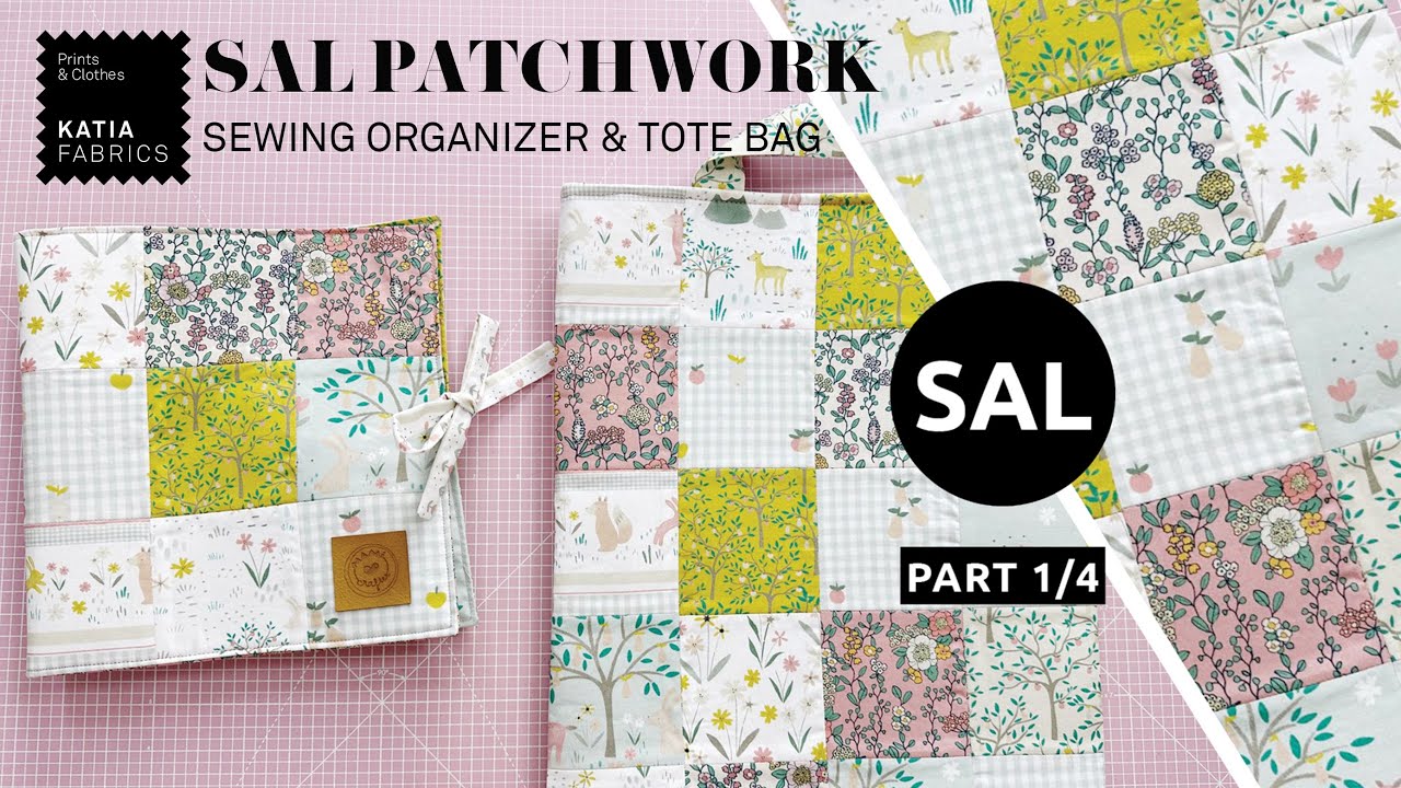 SAL COSTURERO Y TOTE BAG PATCHWORK 2025 🧵 PARTE 1 ✂️ Materiales y Primeros Pasos