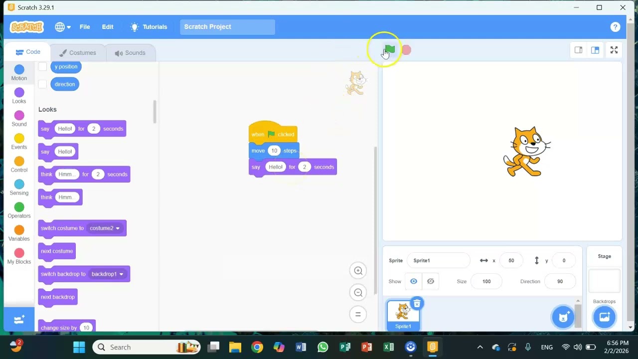 Introduction to Scratch 