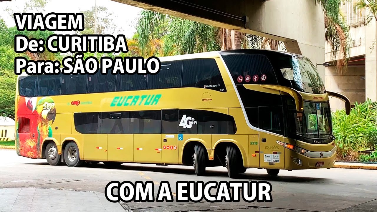 Viajando com a EUCATUR na CURITIBA x SÃO PAULO