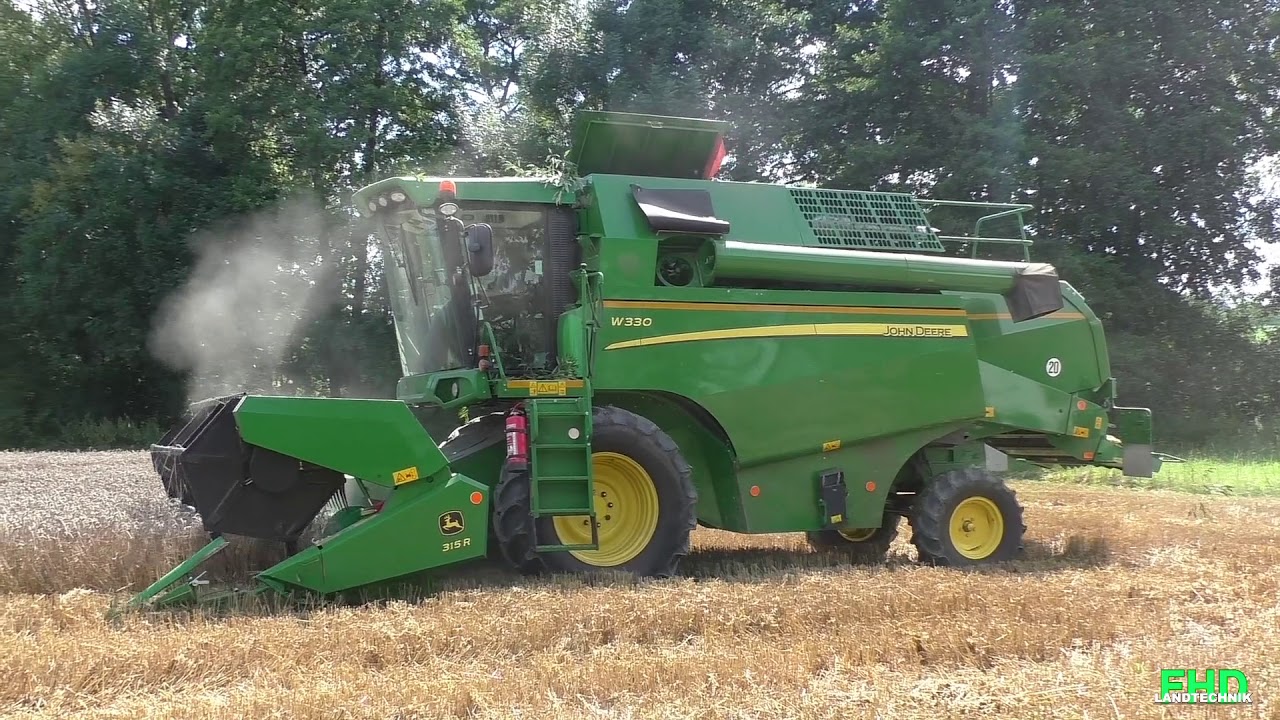 Weizen dreschen 2017 | Vorführer | John Deere | Sound
