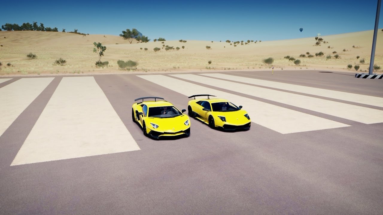 Lamborghini AVENTADOR SV vs MURCIELAGO SV - DRAG RACE! | Forza Horizon 3