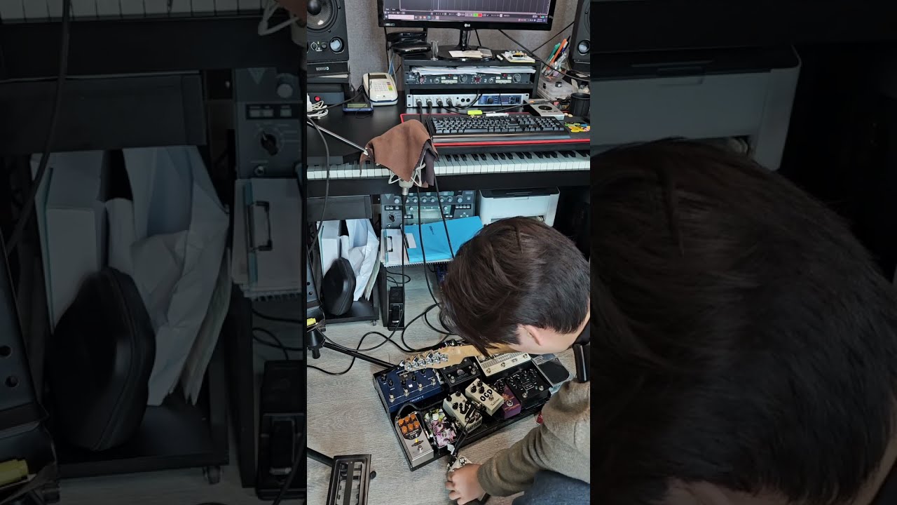[데일리기타] 기타 이펙터, 페달보드 사운드 테스트 Guitar Pedal Stack Sound Test