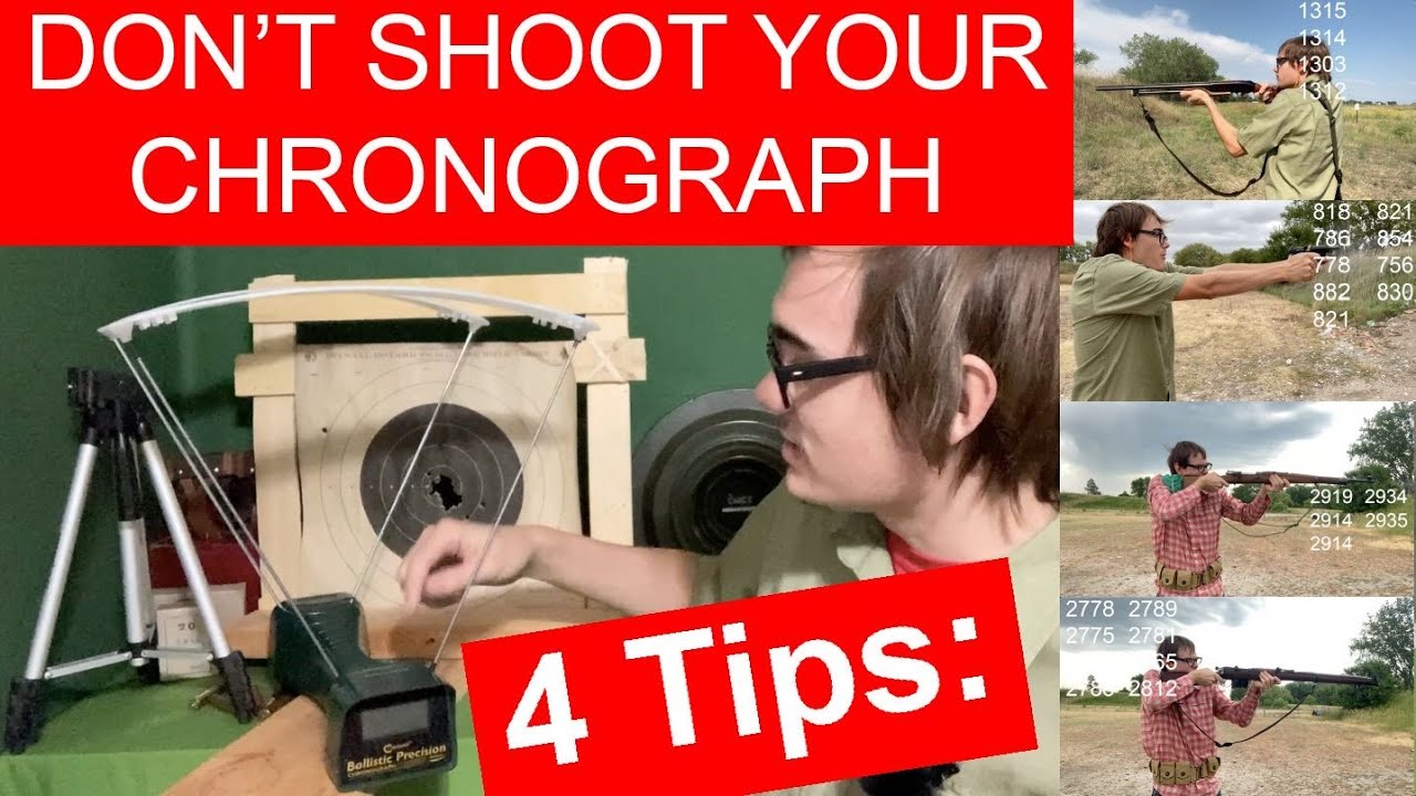 4 Tips for not shooting your chronograph