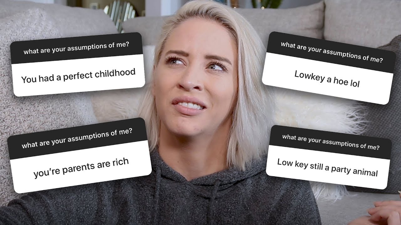 my friends react to your assumptions about me