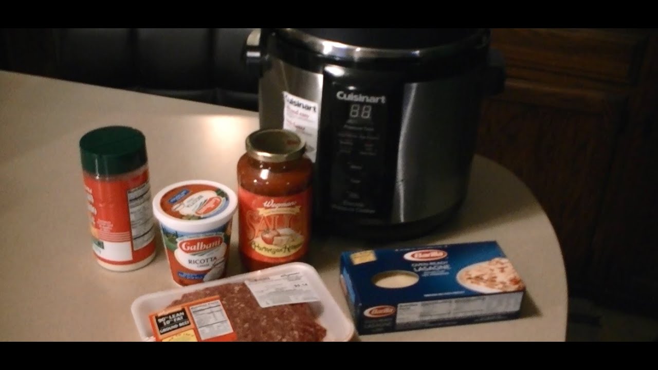 World's Best 8 Min. Pressure Cooker Lasagna  DELICIOUS!