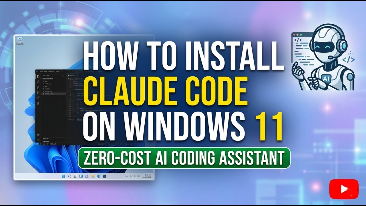 How to Install Claude Code on Windows 11 | Zero-Cost AI Coding Assistant