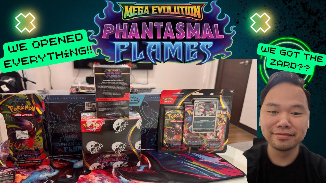 Opening ALL Phantasmal Flames Products! Can We Pull the Charizard Grail