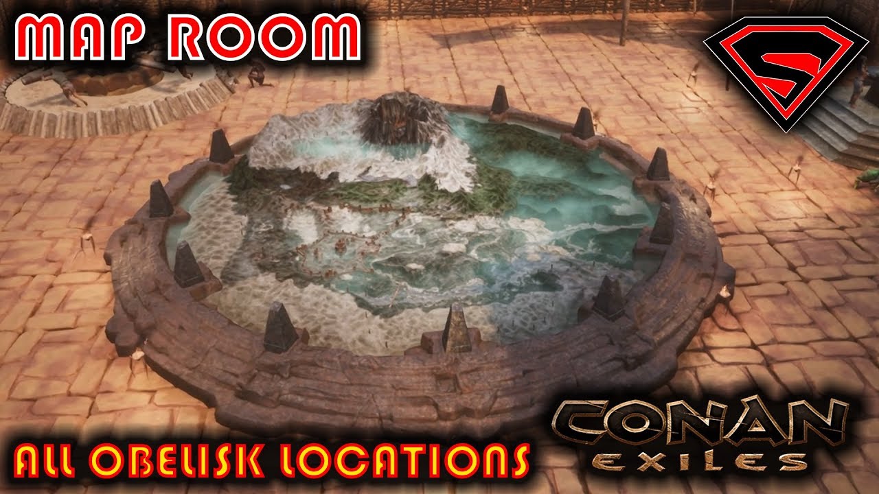 CONAN EXILES MAP ROOM GUIDE & ALL OBELISK LOCATIONS