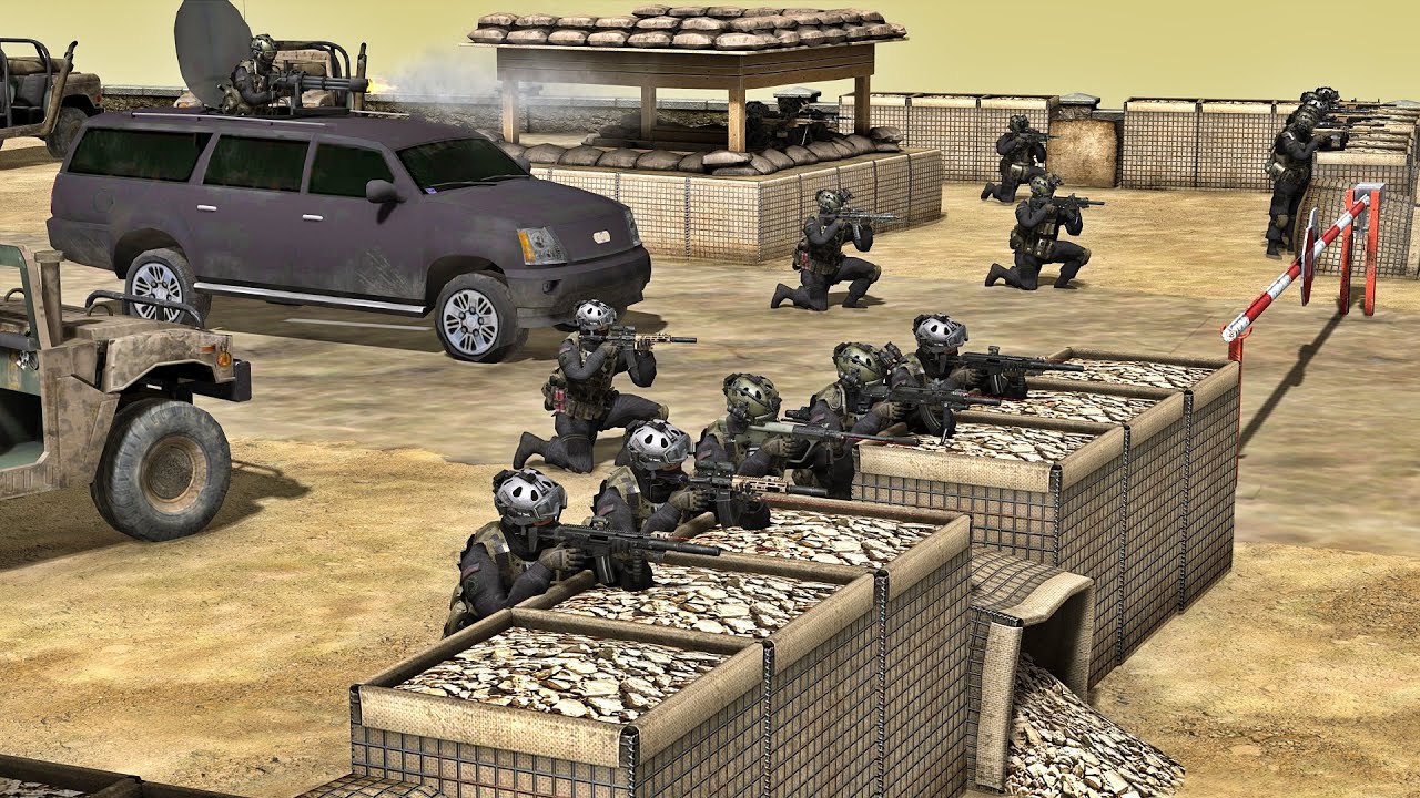 SHADOW COMPANY LINE DEFENSE BATTLE | Gates of Hell COD WW3