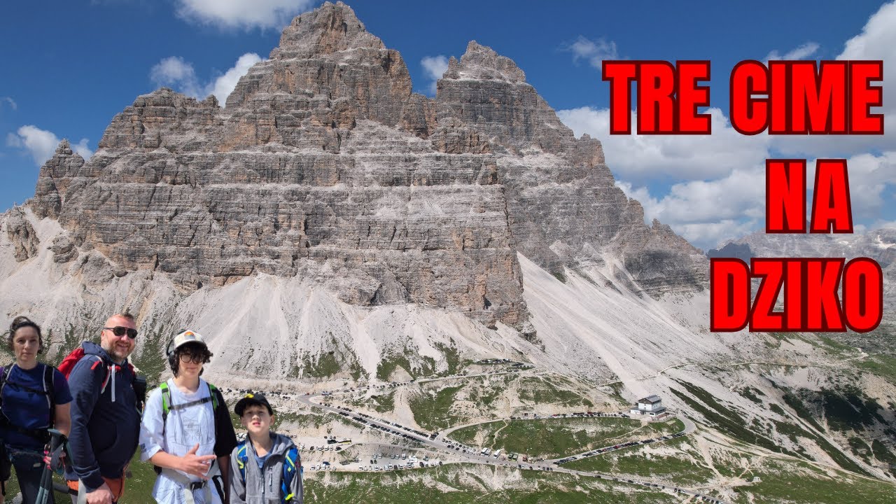 Dolomity na dziko 24h pod TRE CIME kamperem PIĘKNE WIDOKI