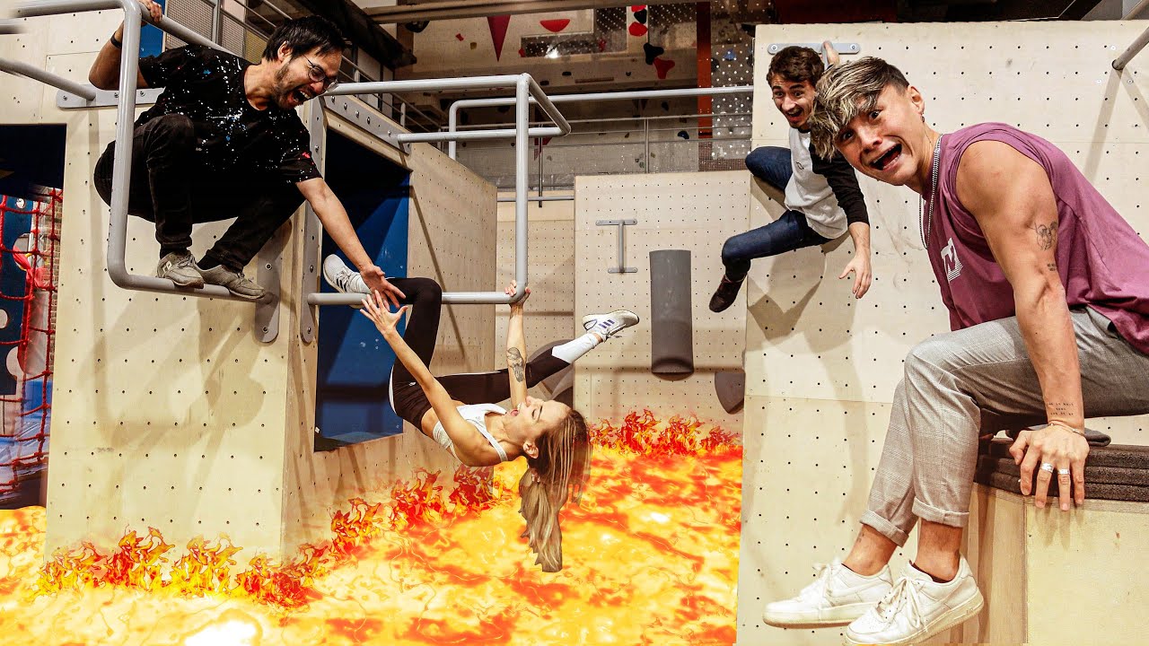 FLOOR IS LAVA GÉANT (version Parkour) ft. @Tristan & @Vintage Tran