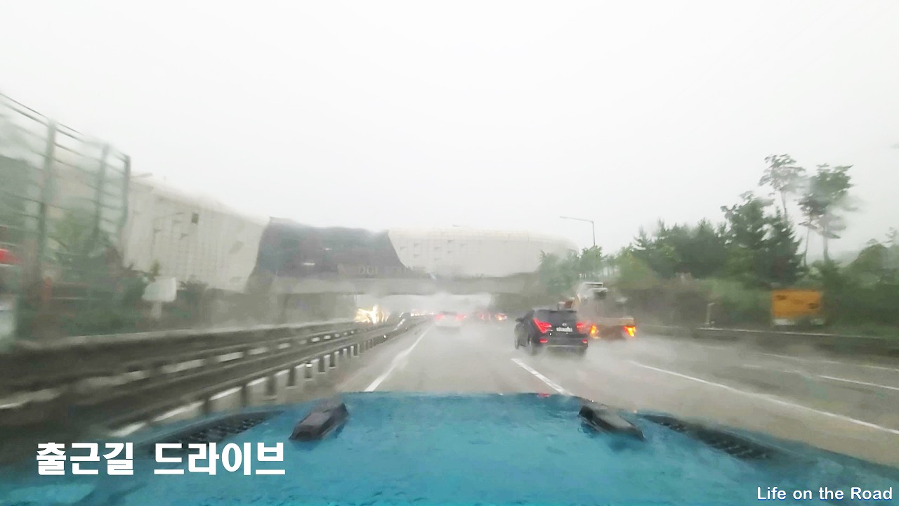 출근길 드라이브 / Morning Drive to Work / 4K