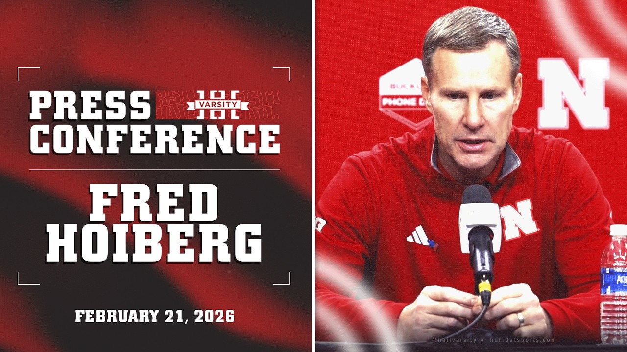 Главный тренер «Хаскерс» Фред Хойберг подводит итоги победы над «Пенн Стэйт» со счетом 87-64 | Пр...